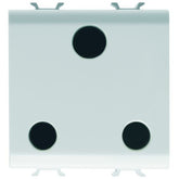 Corus-British power socket 2 module white